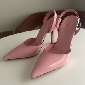 ALDO Women's Pink Slingback Heels